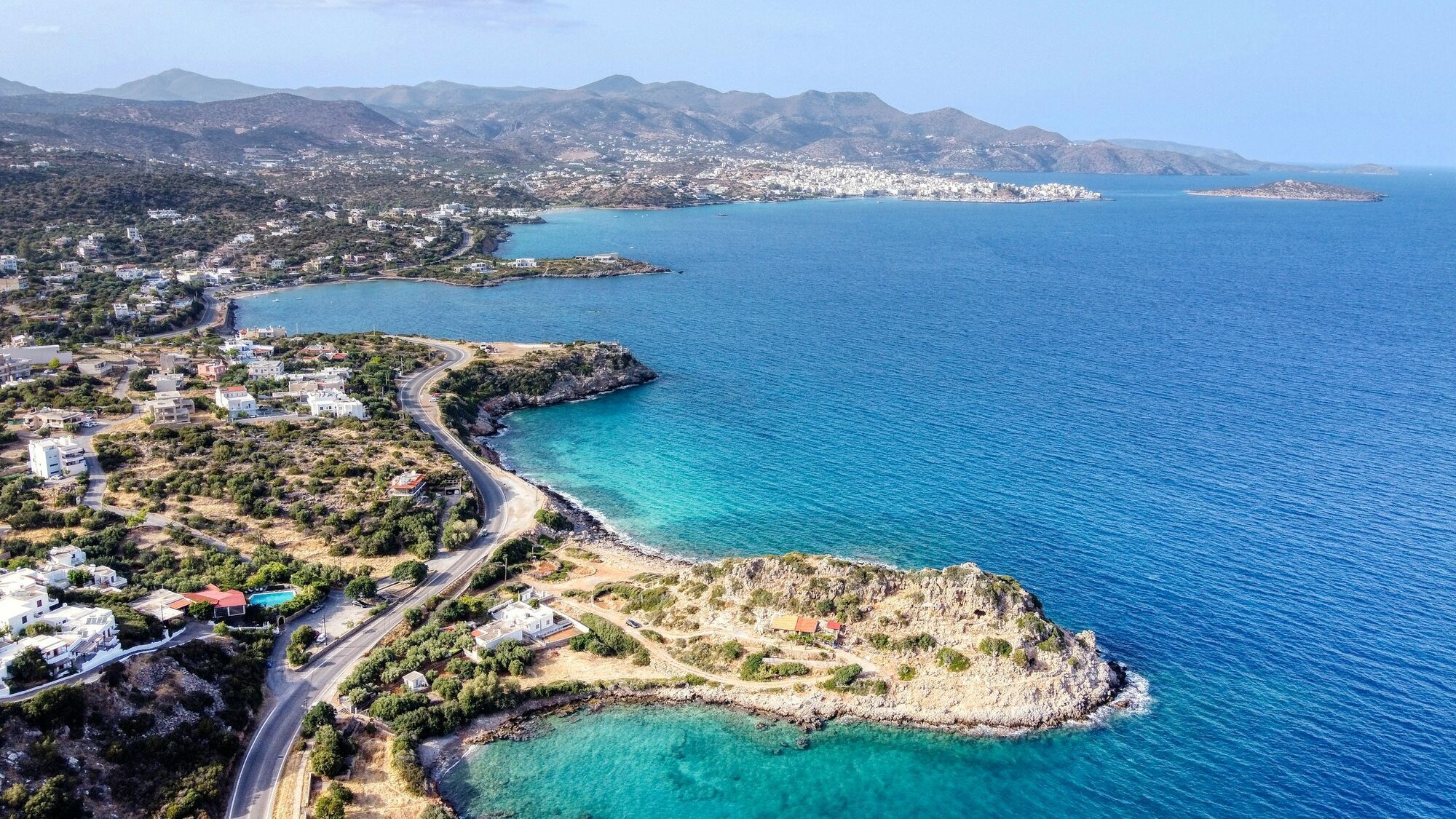 Coastline near Heraklion on the island of Crete