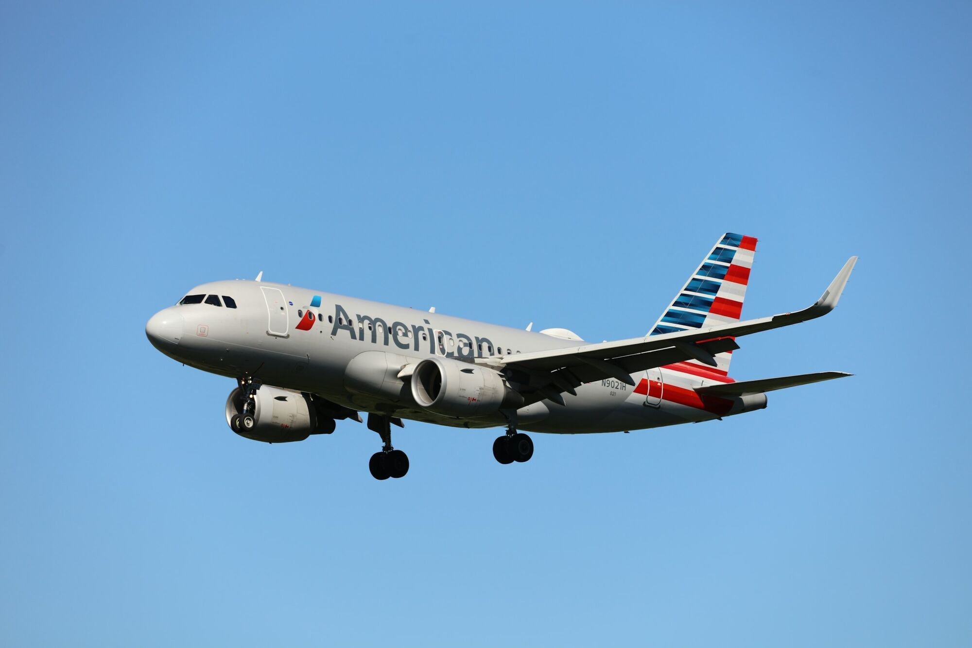 American Airlines aircraft in flight