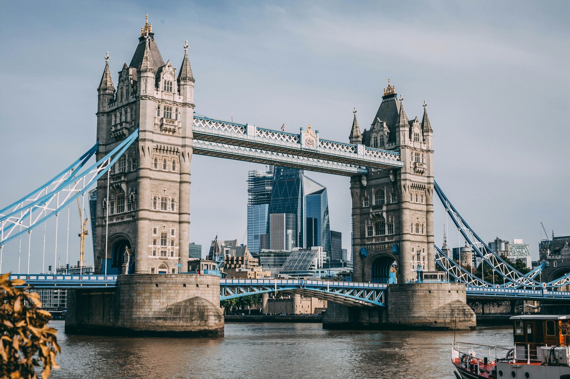 Tower Bridge over the River Thames in central London