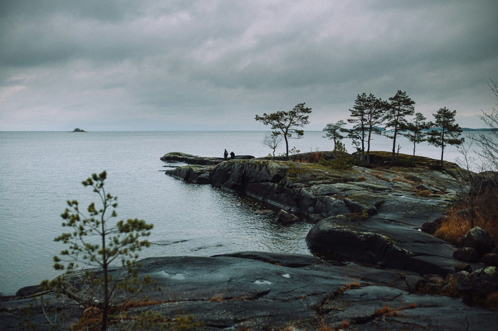 Lake Vänern shoreline in Sweden