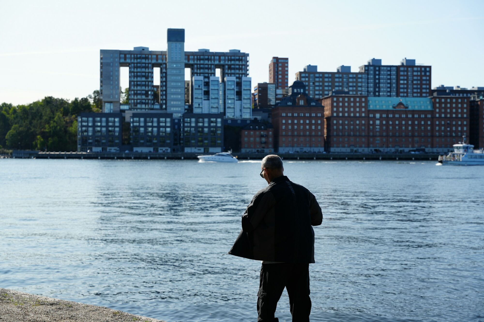 Waterfront buildings in Stockholm’s Nacka district