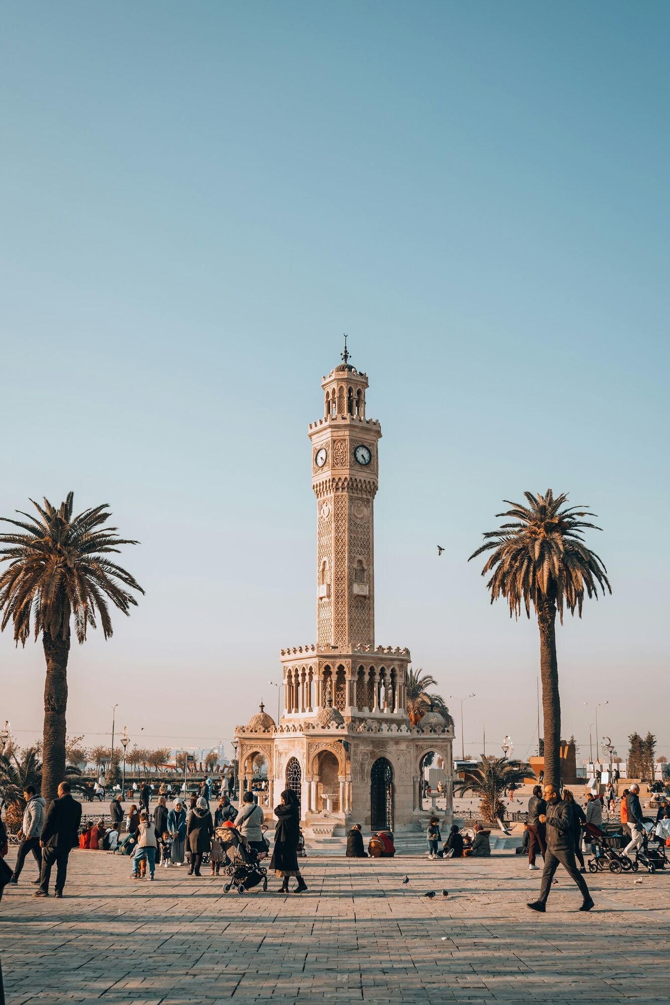 Izmir Clock Tower in Konak Square