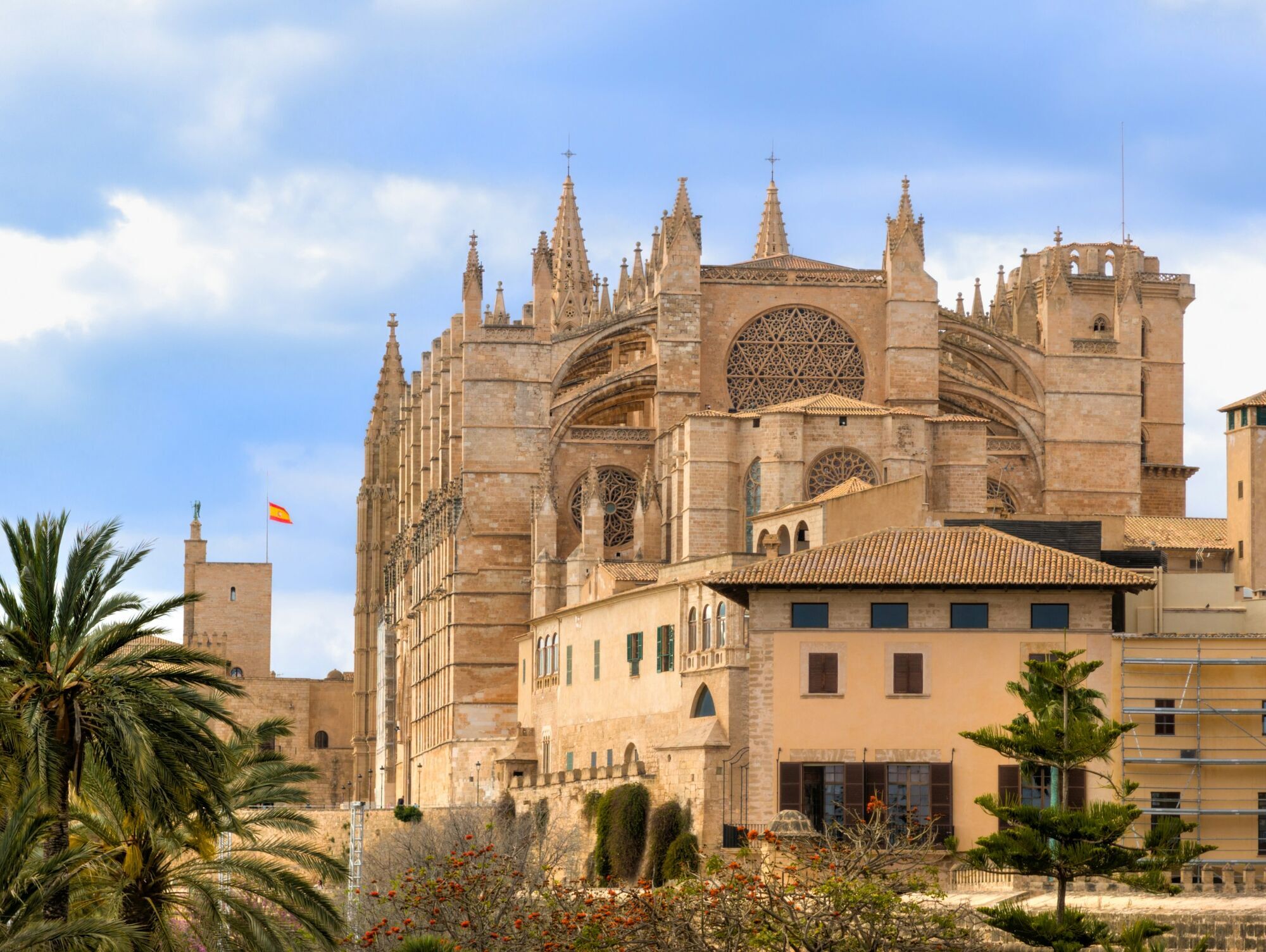 Palma Cathedral rising above Mallorca’s old town