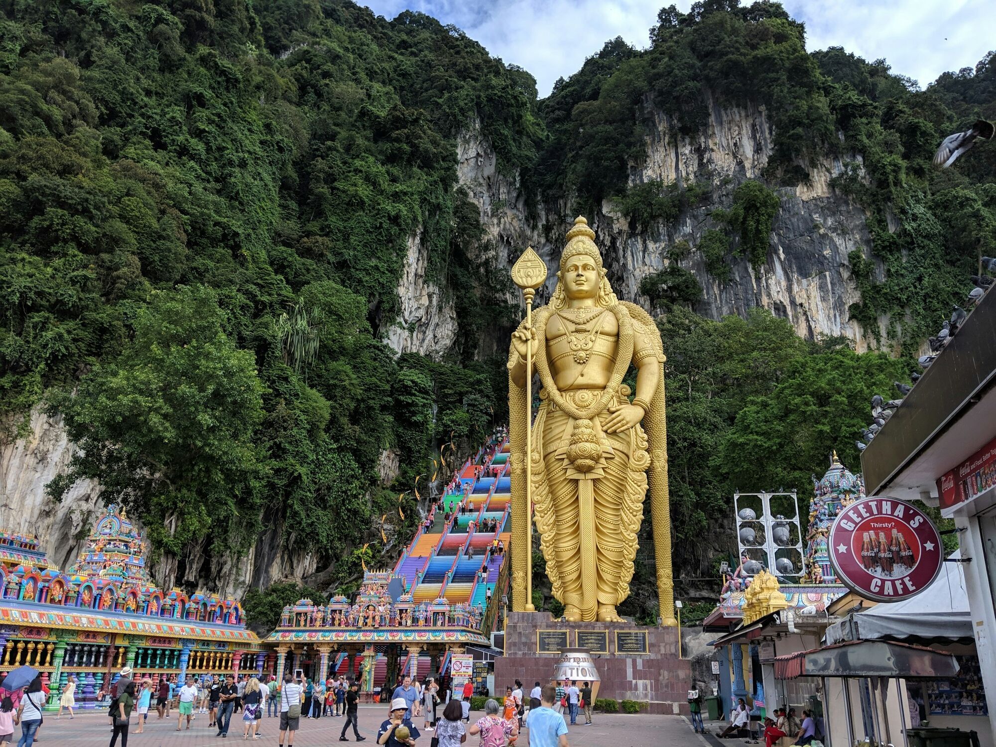 Batu Caves entrance near Kuala Lumpur