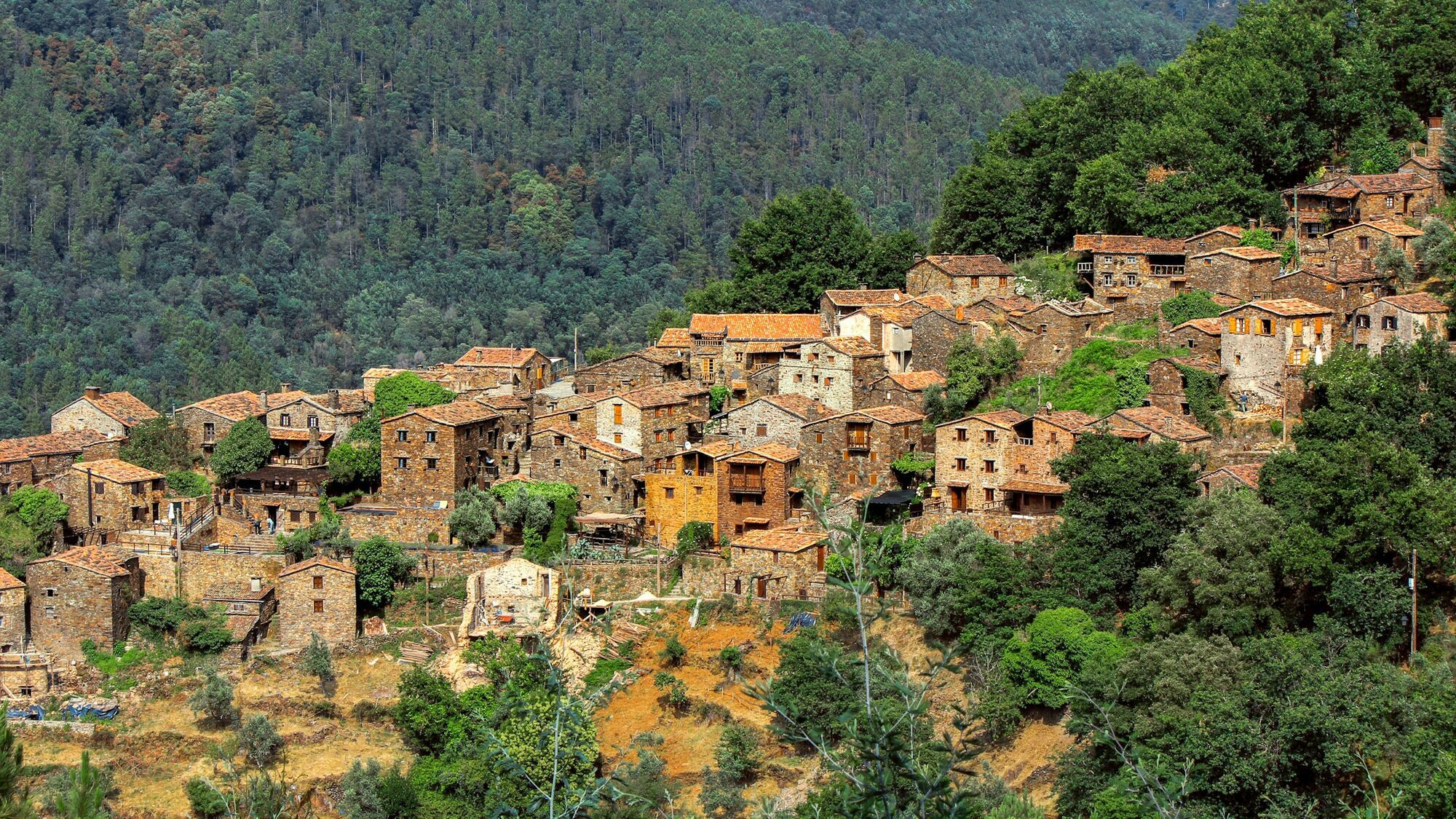 Traditional schist village in central Portugal