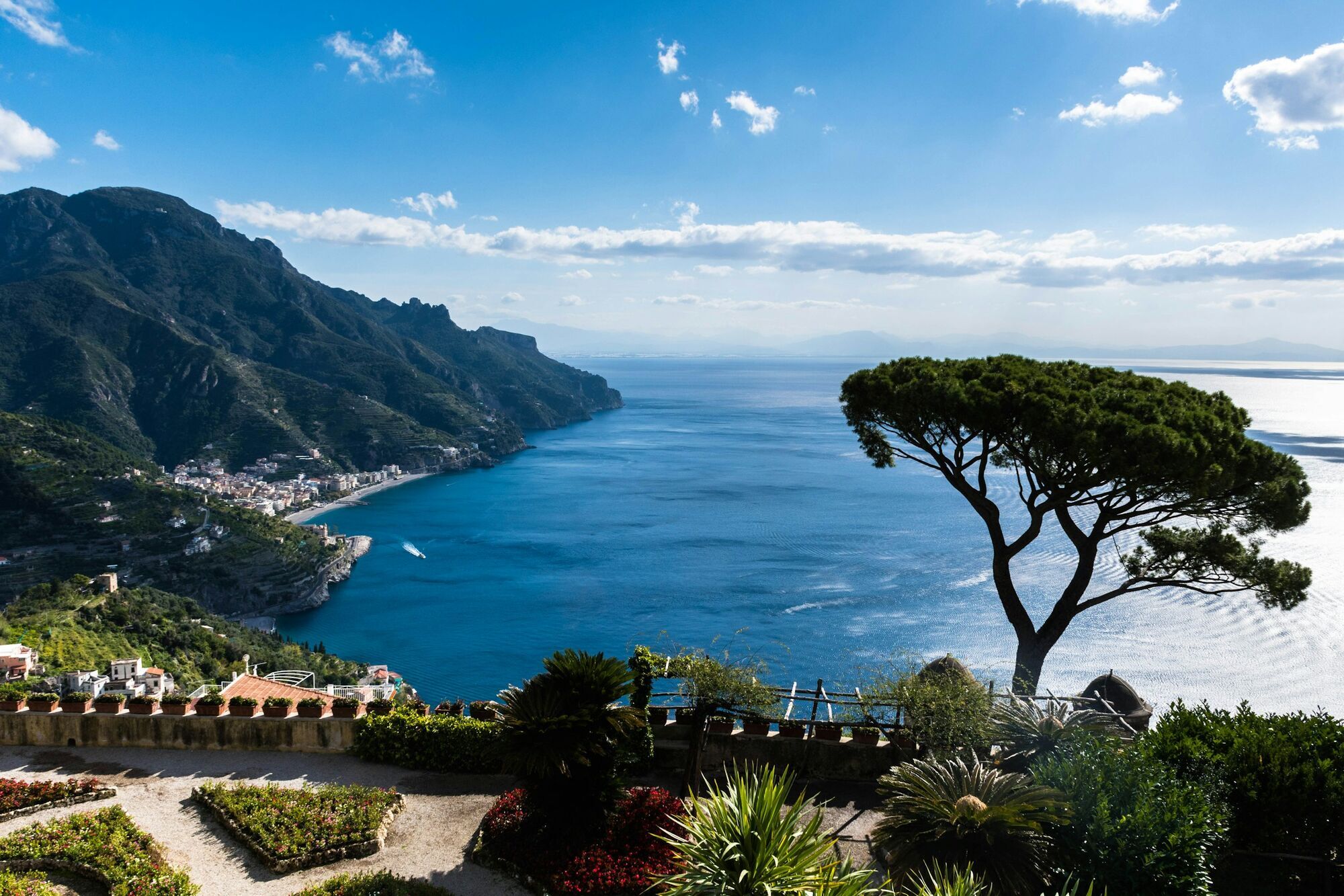 Panoramic sea view from Ravello