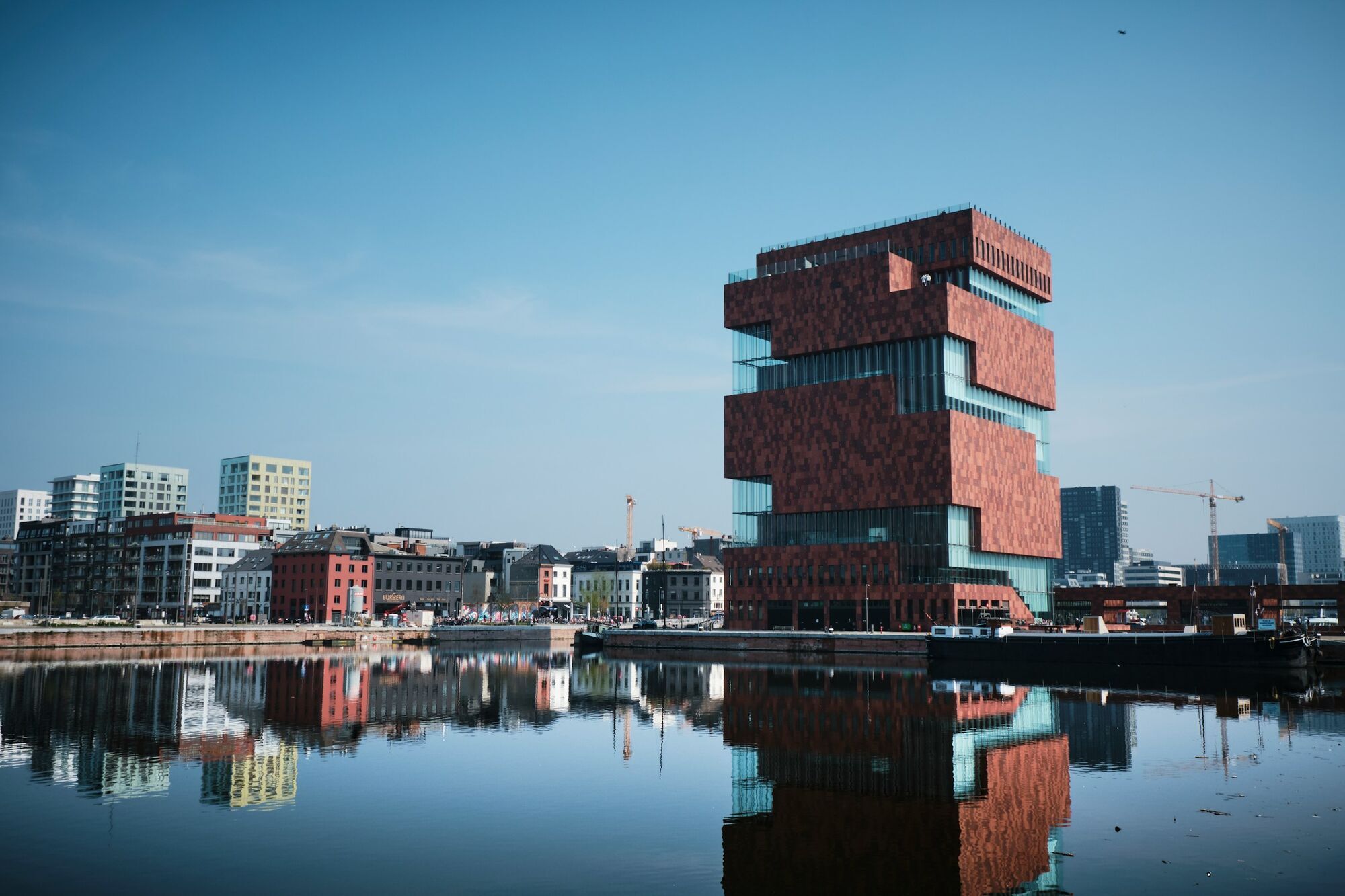 MAS museum beside Antwerp’s waterfront