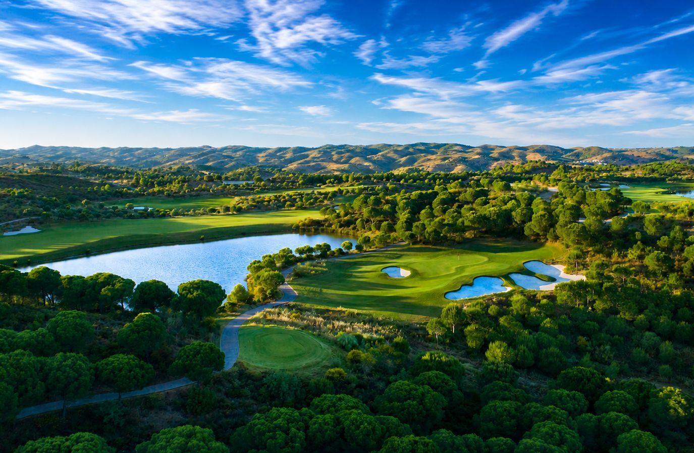 Monte Rei golf course in Portugal
