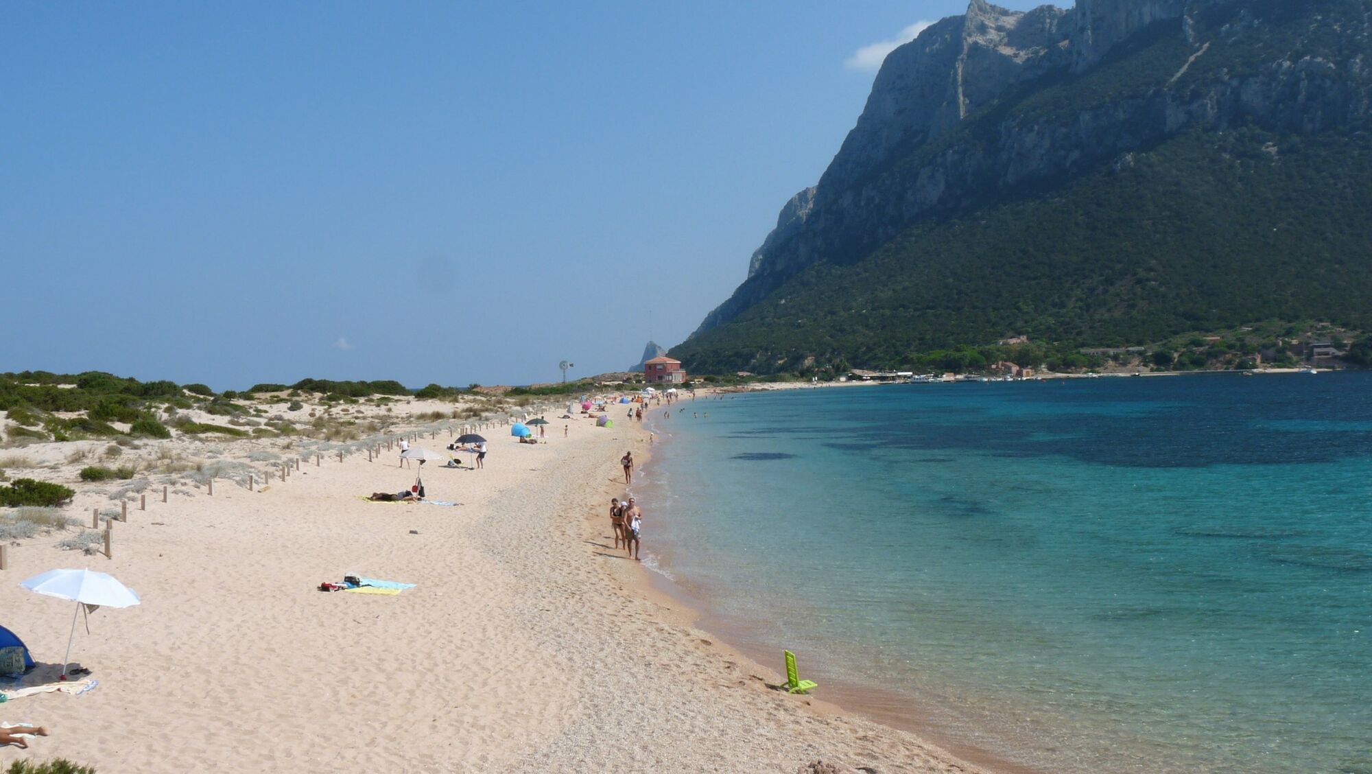 Beach near Tavolara island in Sardinia