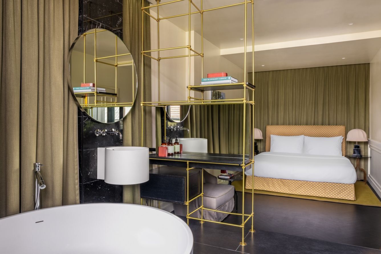 Guest room at The Dean Munich hotel