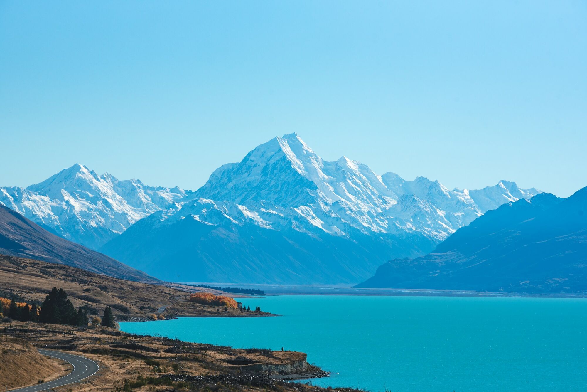 Mountain landscape in New Zealand