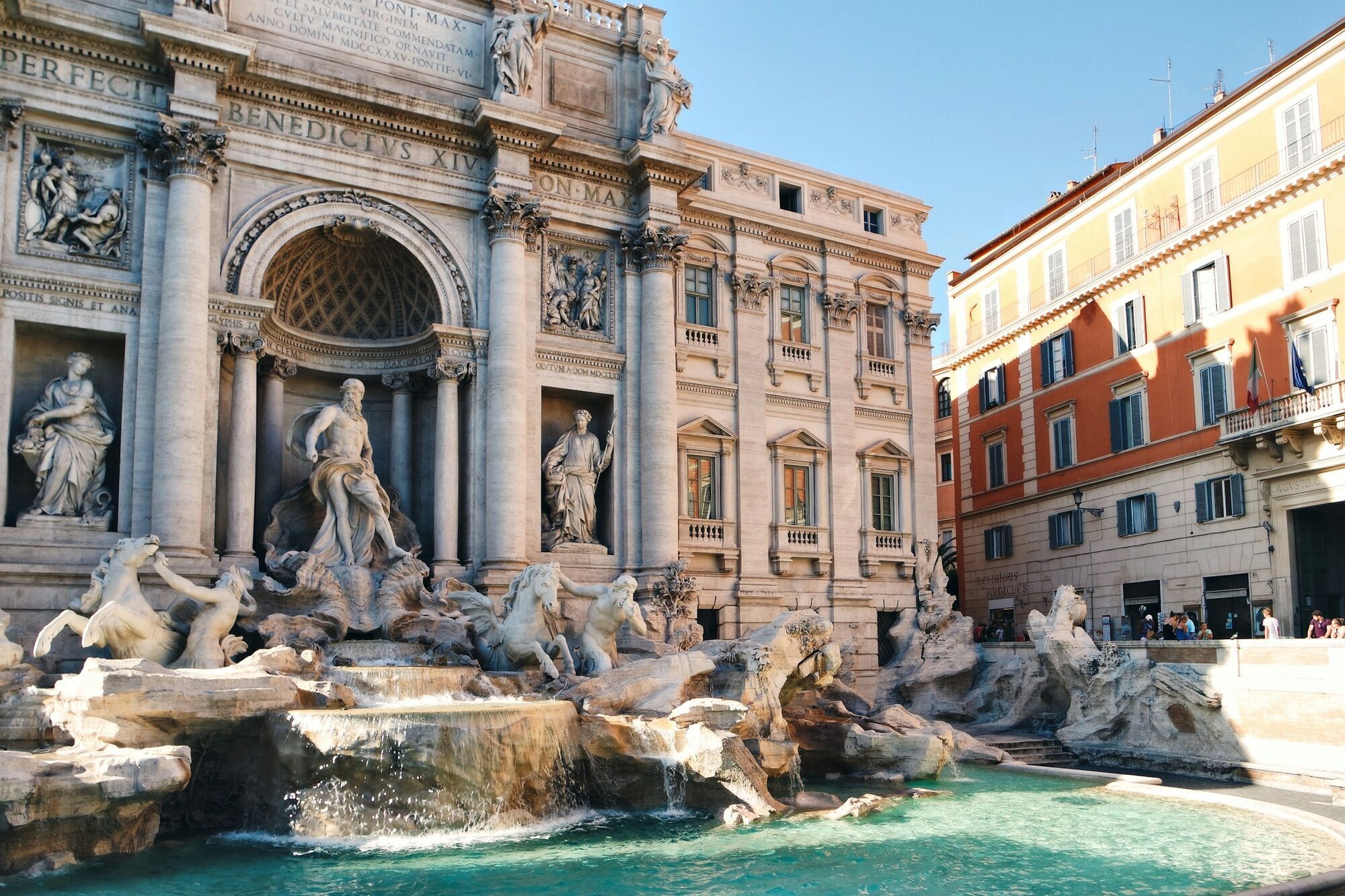 Trevi Fountain in central Rome