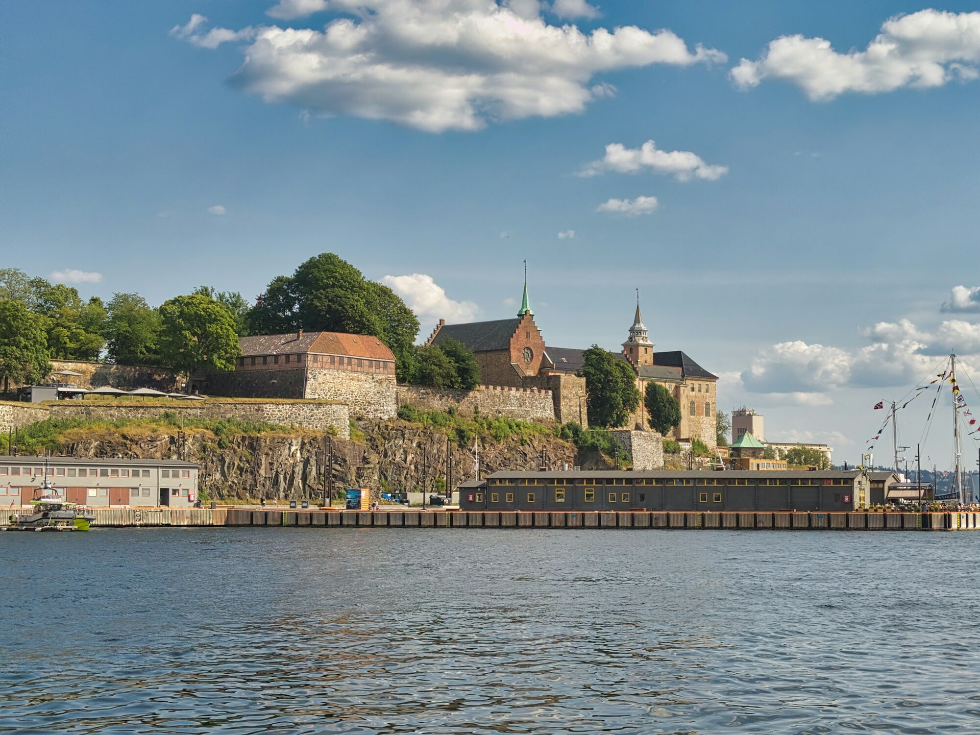 Akershus Fortress on Oslo waterfront