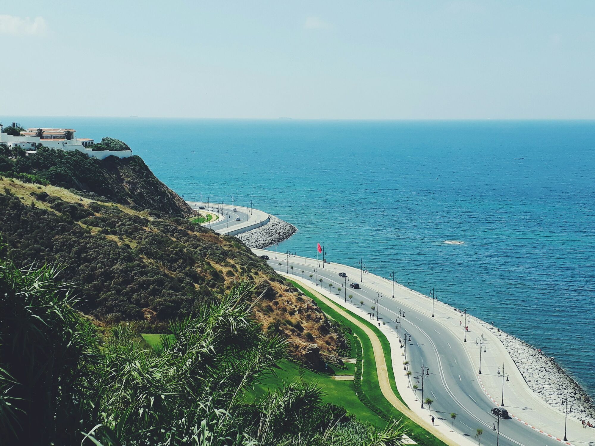 Tangier coastline overlooking the Atlantic
