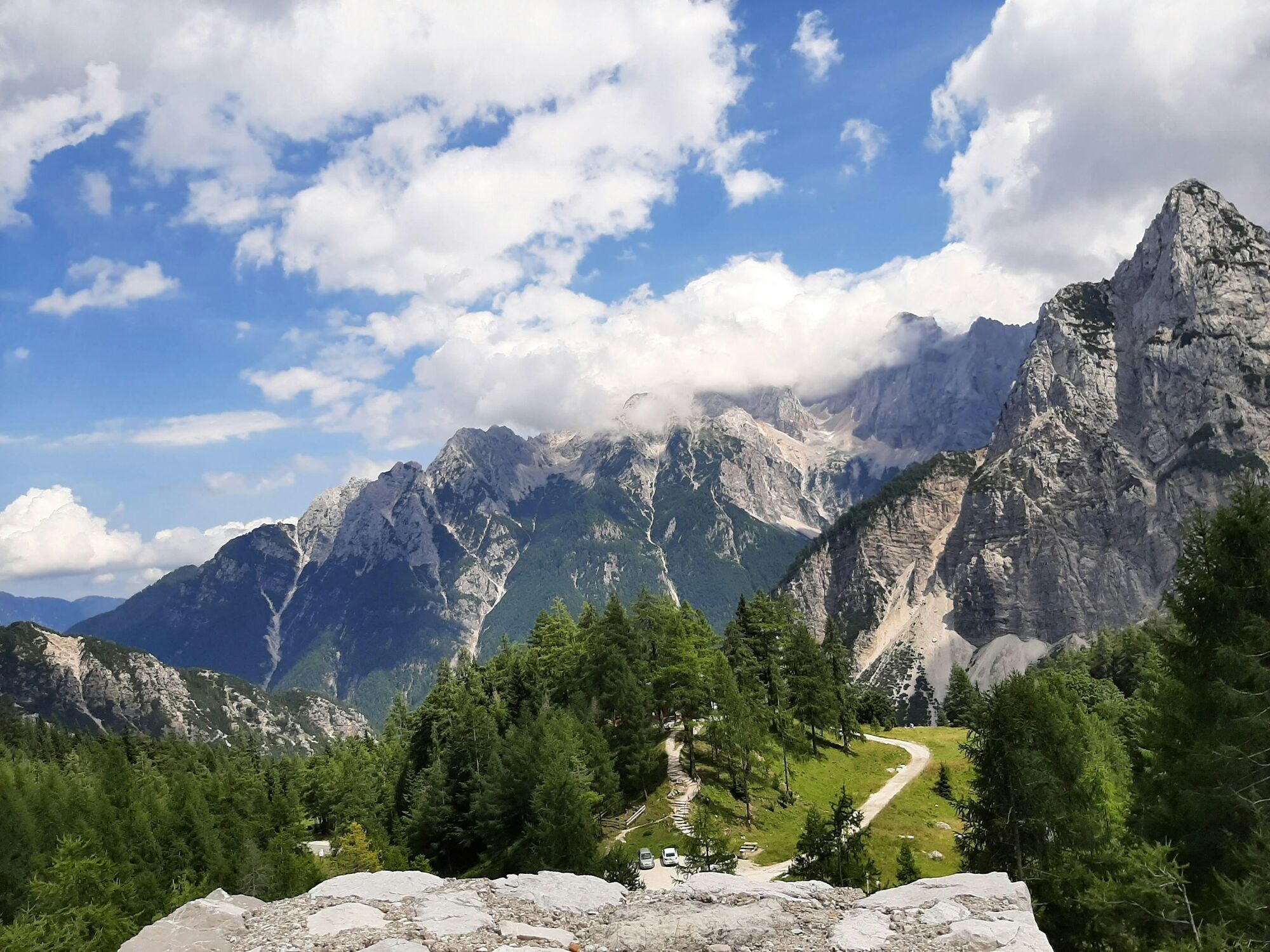 Julian Alps landscape in Slovenia
