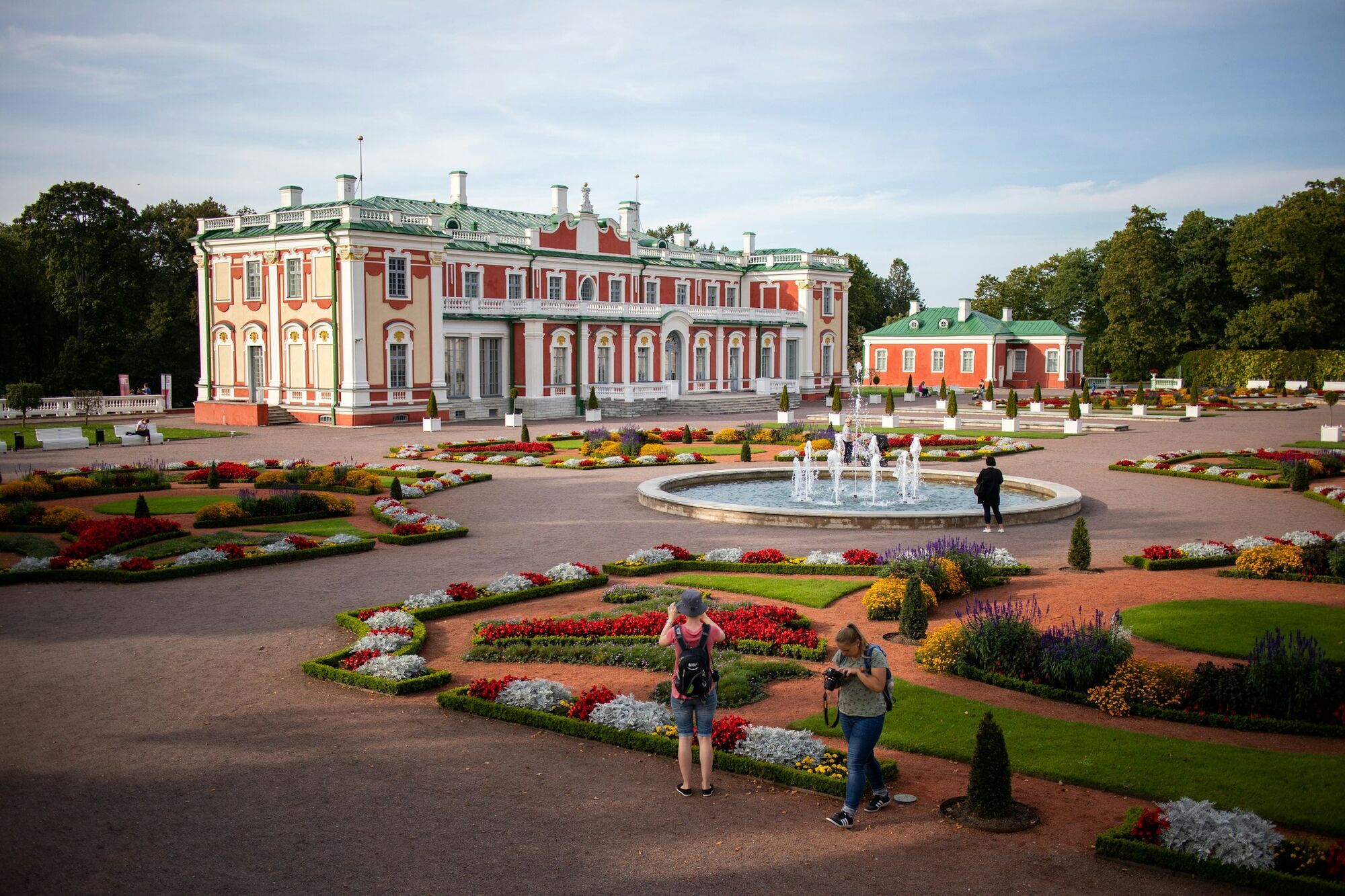 Kadriorg Palace and formal gardens in Tallinn