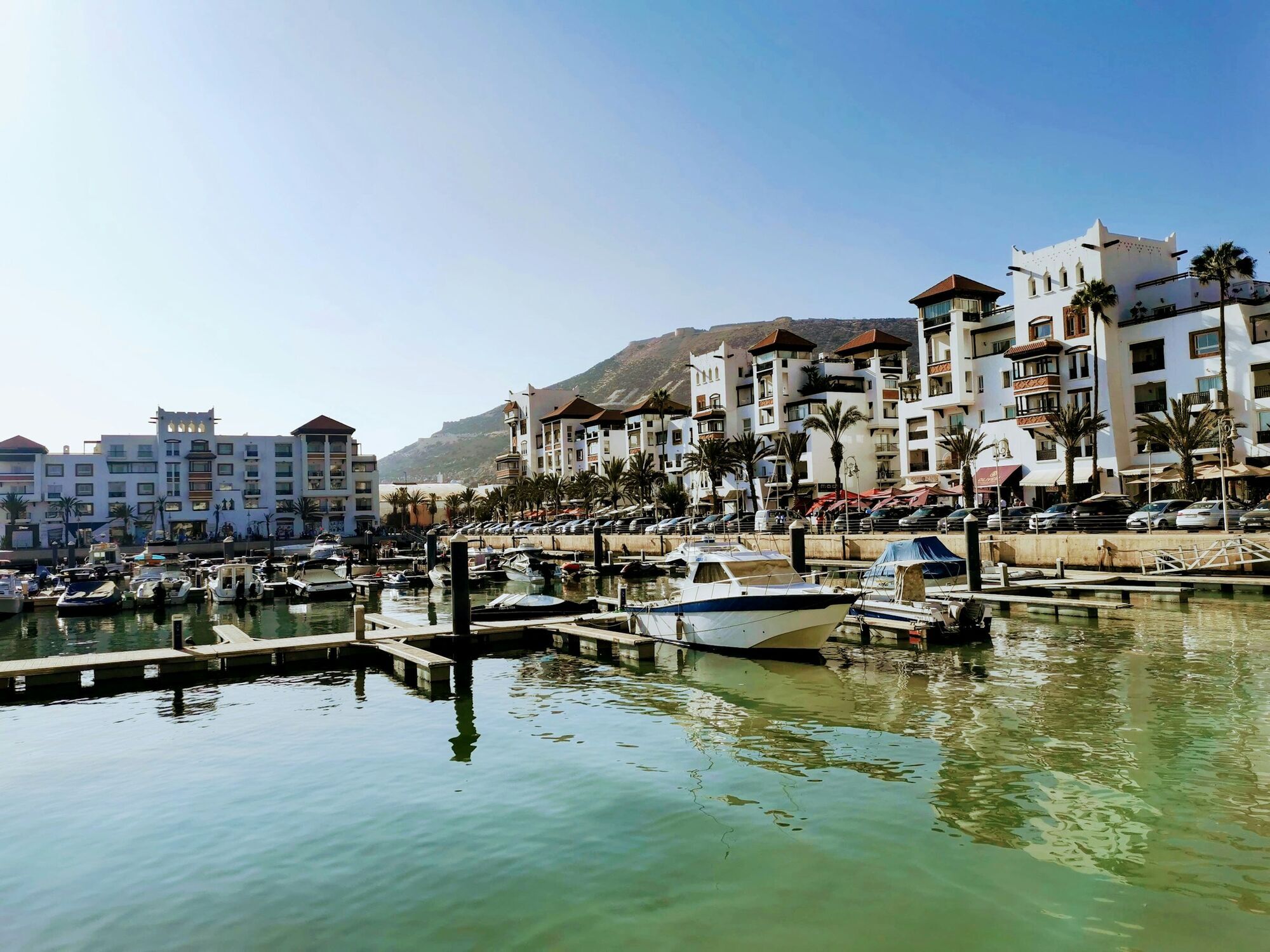 Agadir marina on Morocco’s Atlantic coast
