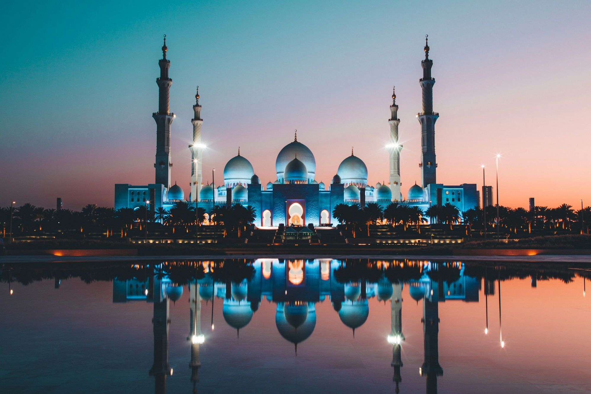 Sheikh Zayed Grand Mosque in Abu Dhabi