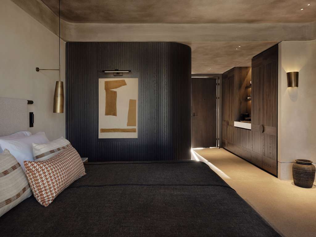 Guest room at Nírema Hotel Samos