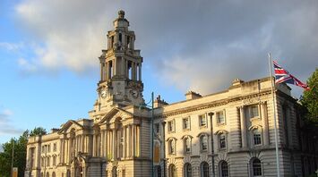 What the popular city near Manchester called "new Berlin" and planned for reconstruction looks like