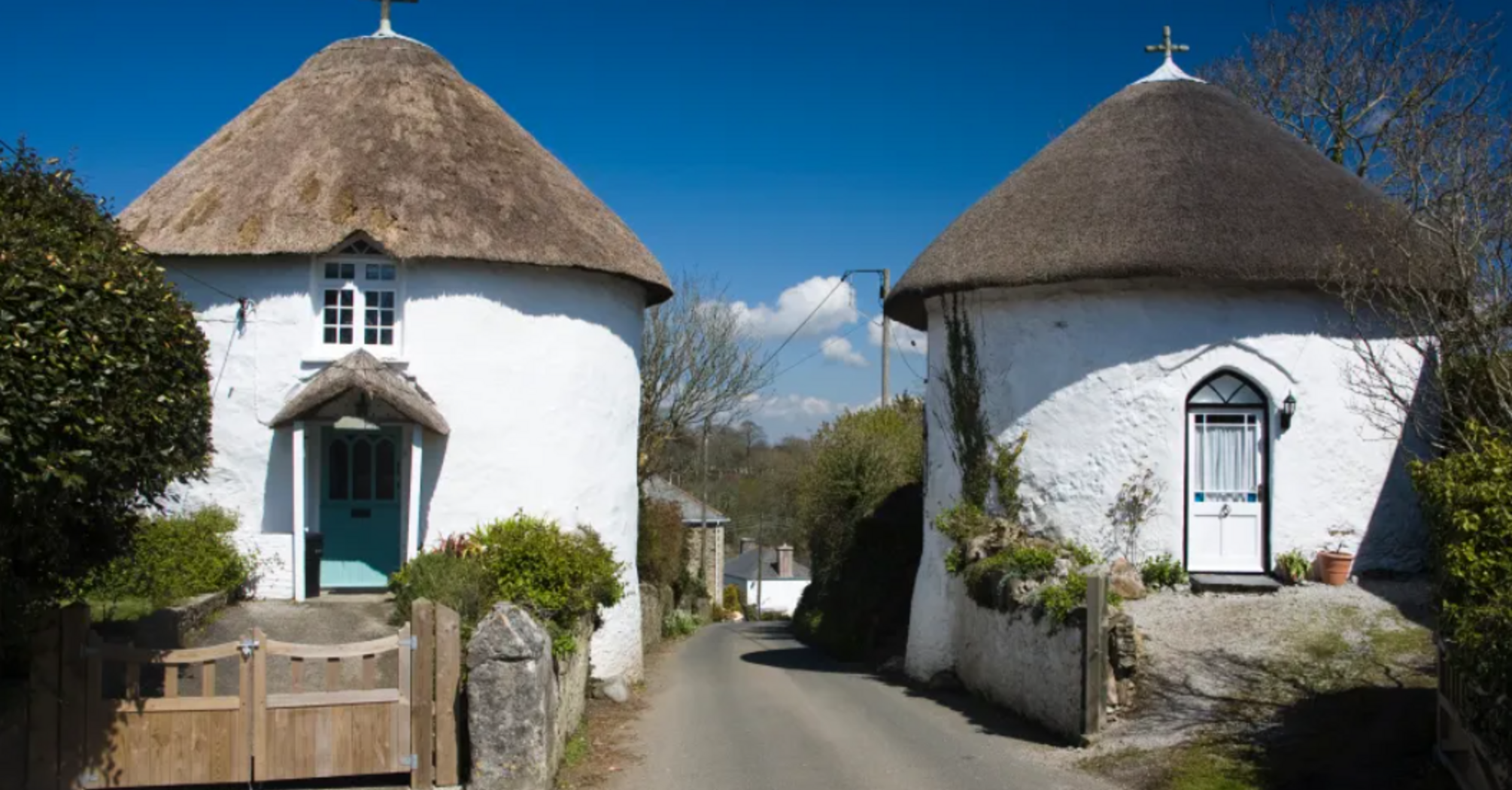 Round houses are a symbol of Veryan