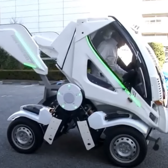 An electric vehicle-transformer has been created in Japan