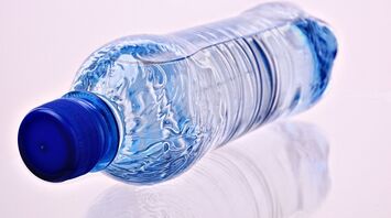 The flight attendant explained why it is necessary to throw a bottle under the bed when checking in