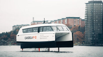 Flying on the waters: Candela P-12 electric boats with hydrofoils