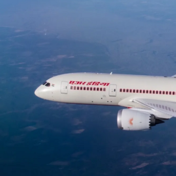 An Air India airplane