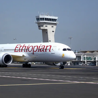 An Ethiopian Airlines airplane