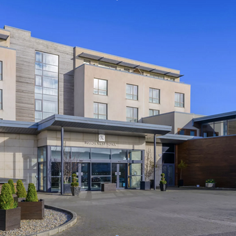 What does the "friendliest" hotel in Ireland, located on the Wild Atlantic Way, look like