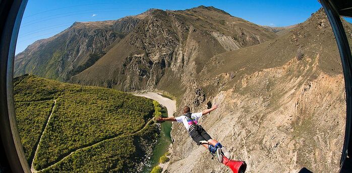 AJ Hackett Bungy offers a bungy and swing package in Queenstown for $309