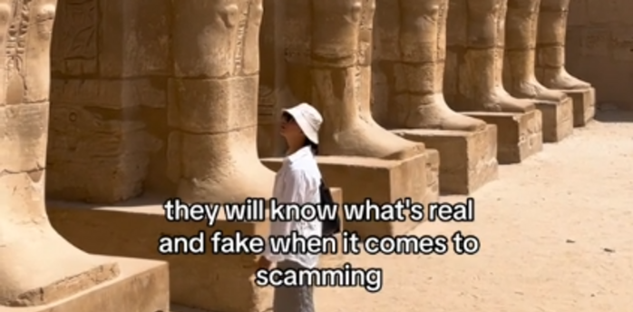 The tourist complained about her vacation in Egypt