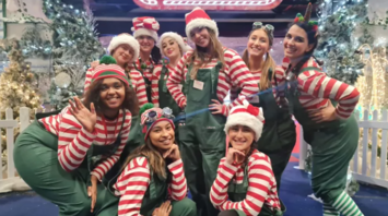 Festive winter wonderland