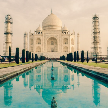 The incredible beauty of the Taj Mahal, a favourite place among tourists