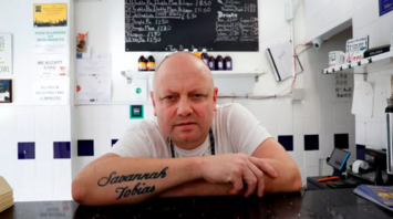Tommy Barnard, 45, wants to keep the tradition of pie and mash shops alive