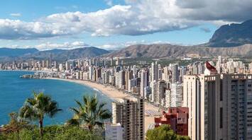 Benidorm is a favorite resort for Britons with vibrant shows and parties