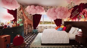 Hotel rooms in the style of Willy Wonka in New York: what they look like