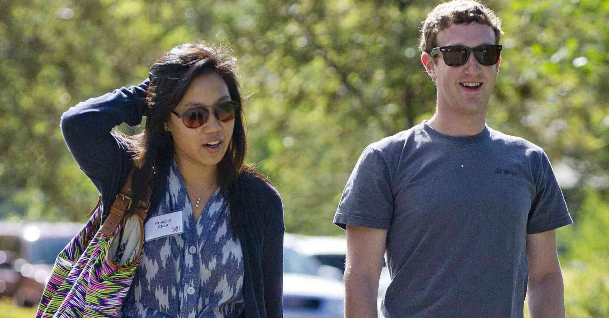 Mark Zuckerberg and his wife
