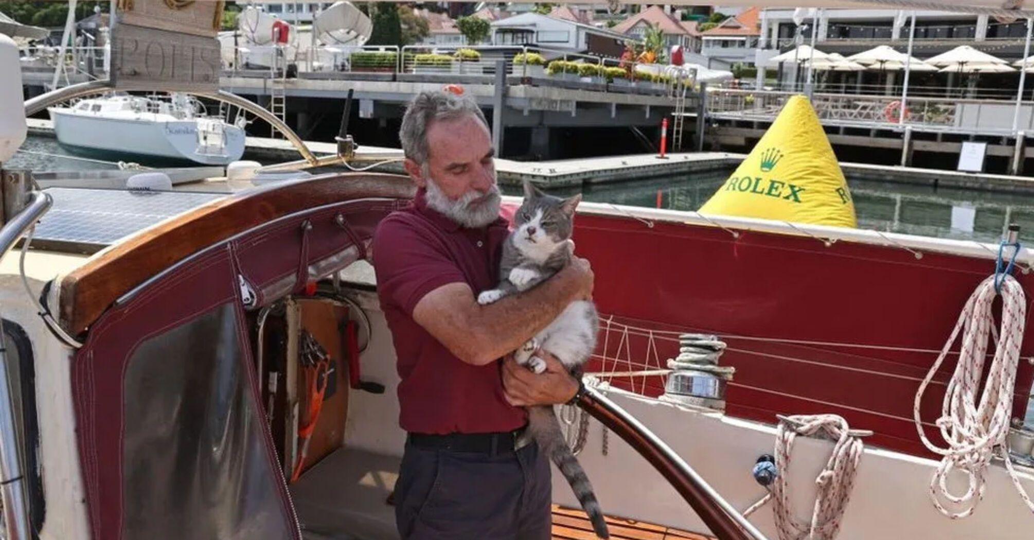 An unusual participant will take part in the yacht race