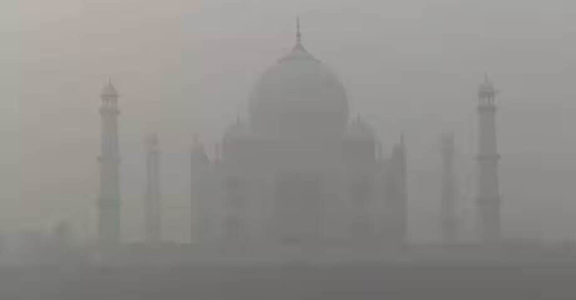 Taj Mahal in the fog: Tourists are disappointed with the spoiled view