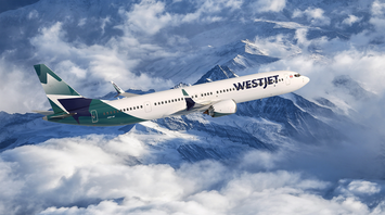 WestJet airplane