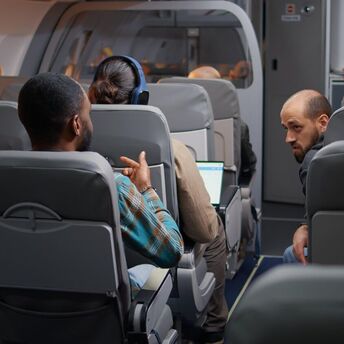How to sit together on an airplane for free - book seats correctly