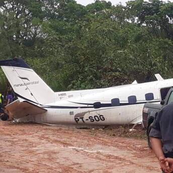 Airplane crash in Brazil