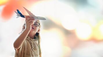 Who should clean up after children on airplanes