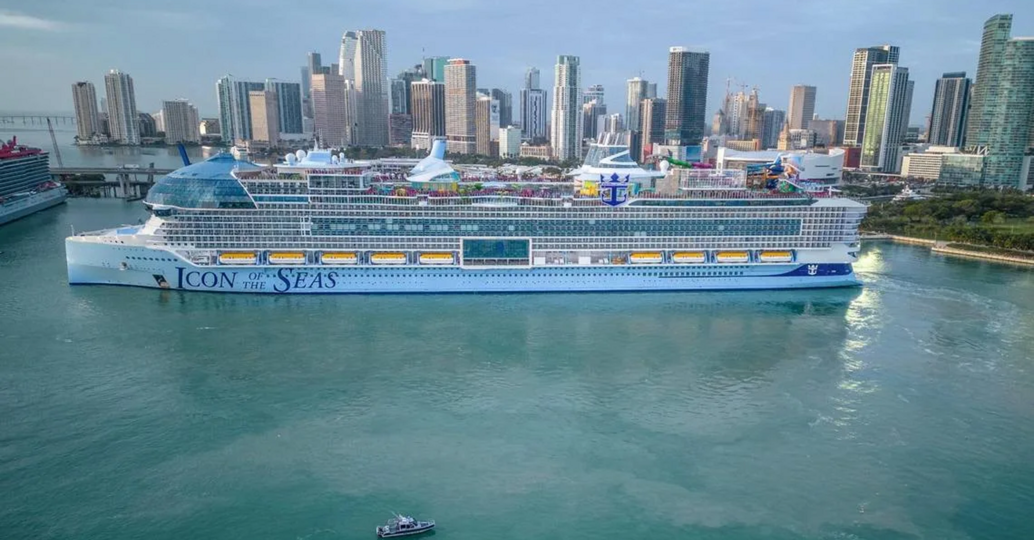 A world record in Miami: Icon of the Seas became the largest cruise ship in history