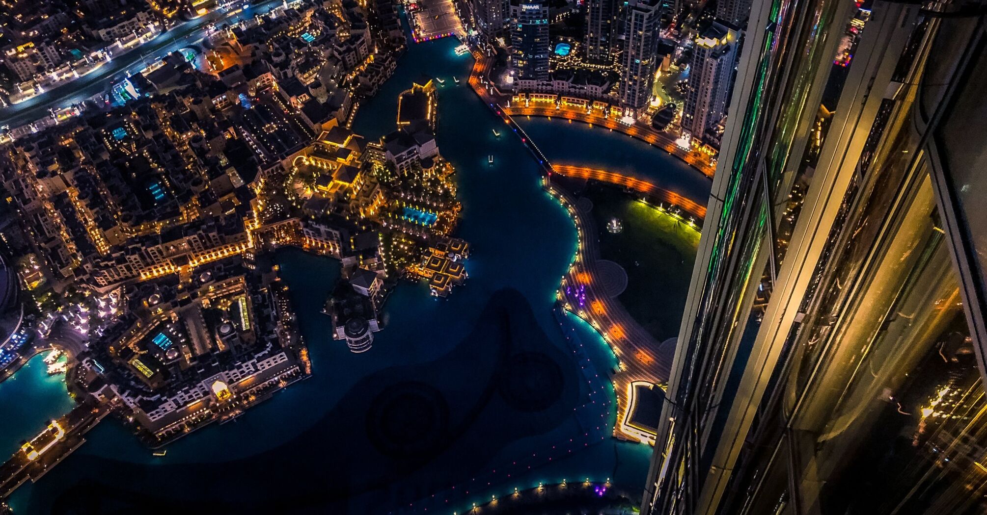 Dubai view from a skyscraper