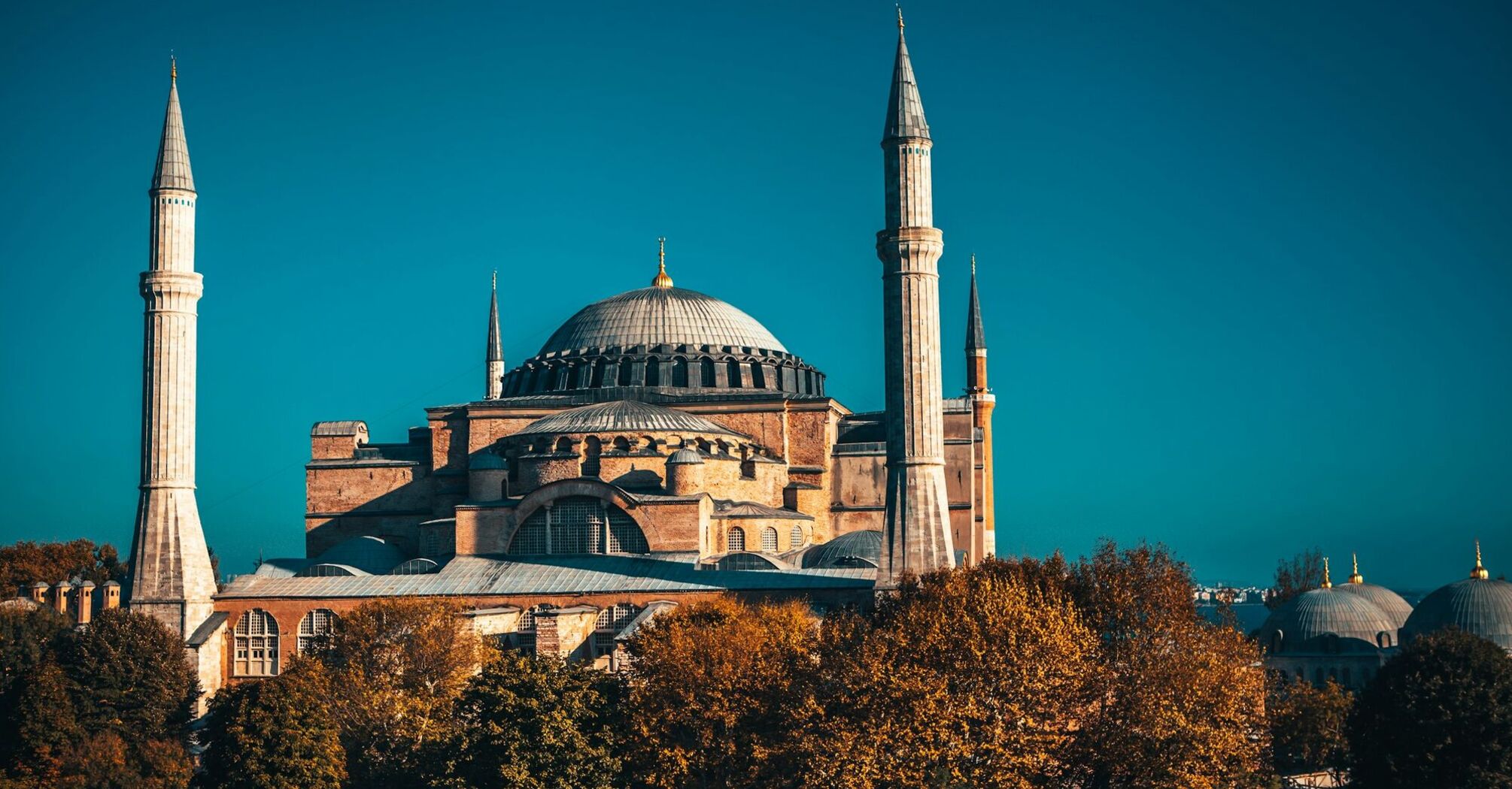 Hagia Sophia during the autumn