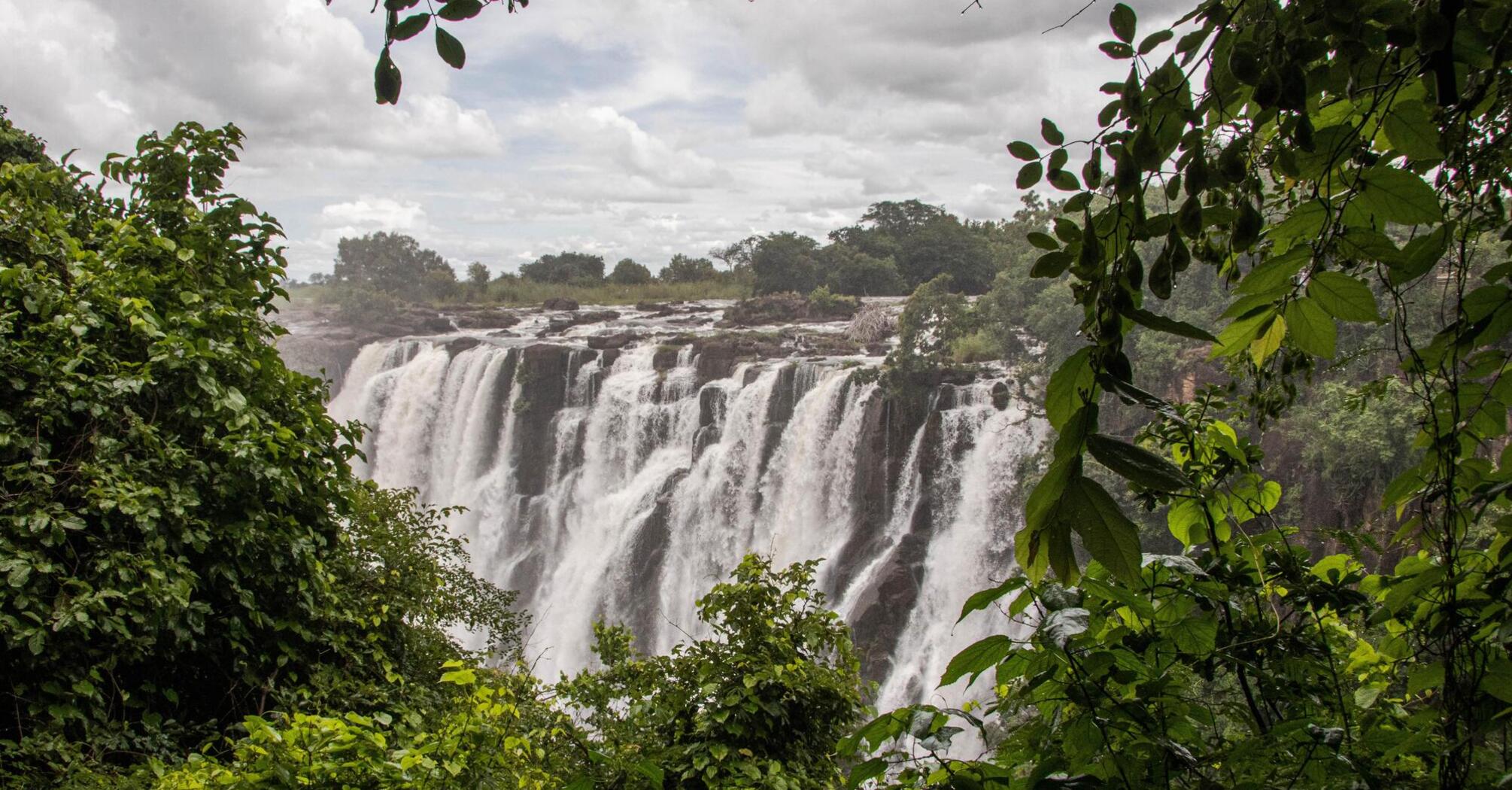 Promotional fare: Tourists are offered a budget visit to Victoria Falls