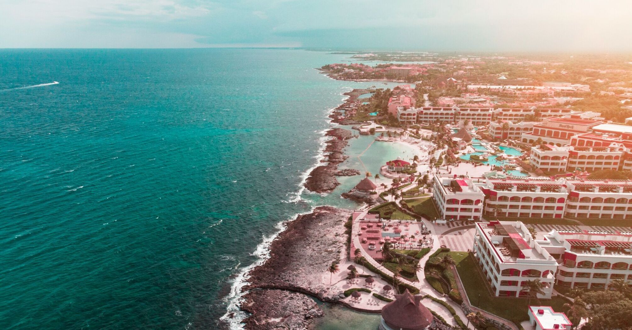 Panoramic view of Riviera Maya